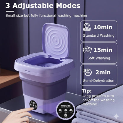 Portable Washing Machine (غسالة ملابس محمولة)